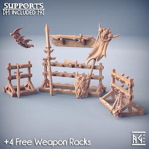 3D Printed Artisan Guild Standalone Weapons and Spells Soulless Vampires Set 28mm 32mm