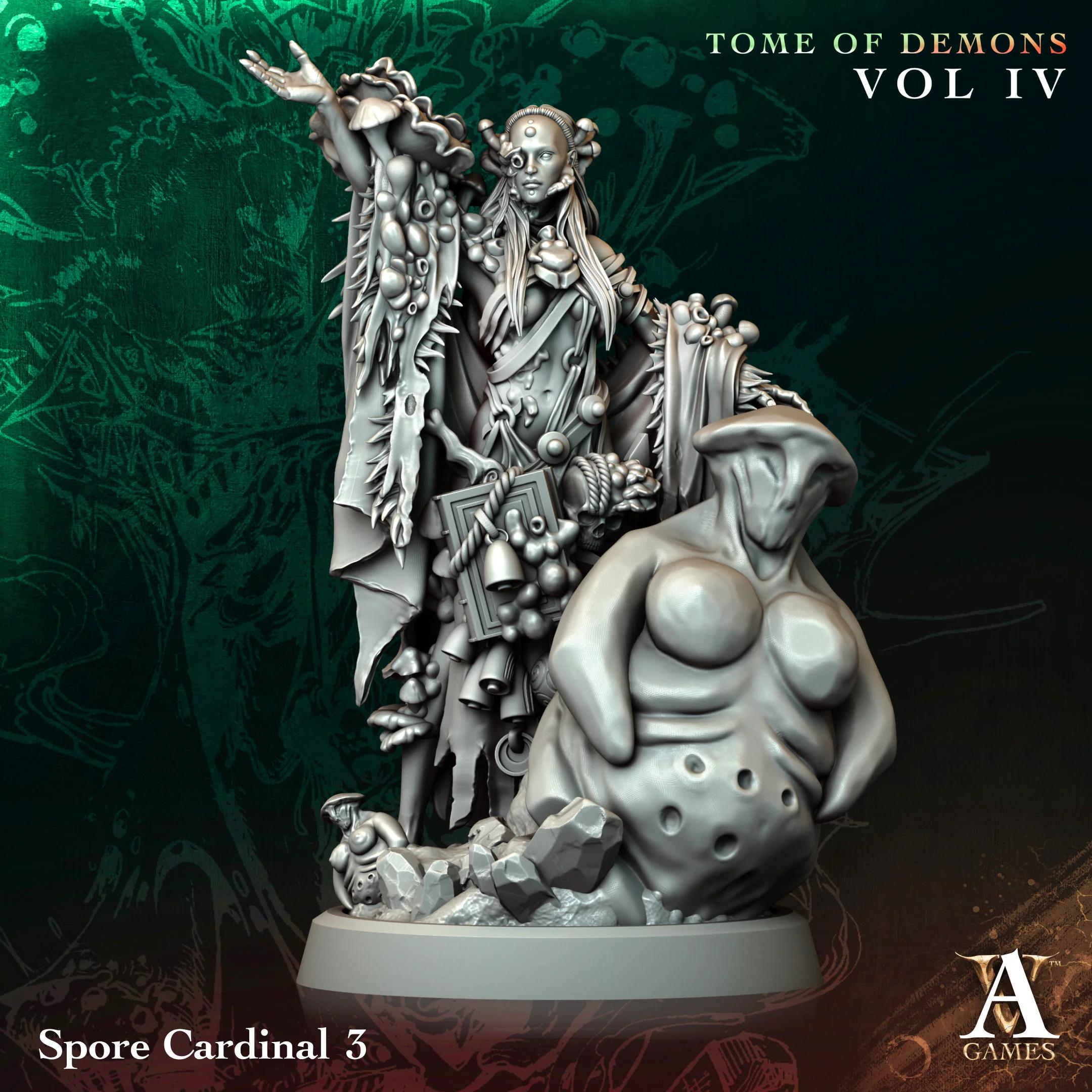 3D Printed Archvillain Games Spore Cardinal Tome of Demons Vol IV 28 ...