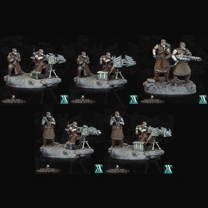 3D Printed Archvillain Games Deadmen Brigade - Morior Invictus Morior Heavy Infantry 28 32mm D&D