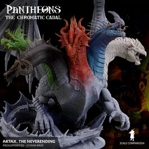 Impression 3D Sordane Publishing Artax Pantheons La cabale chromatique 28 32 mm D&D