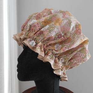 Cuffia da doccia Liberty Fabric con fodera in nylon impermeabile - Ciara, Ianthe, Danjo, Poppy & Daisy, Margaret Annie Ciara Old Gold