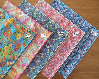 Liberty Head Scarves, Bandanna, Square - Liberty Tana Lawn 100% Cotton - Contrasting Rolled Edge Hem - Many designs to choose