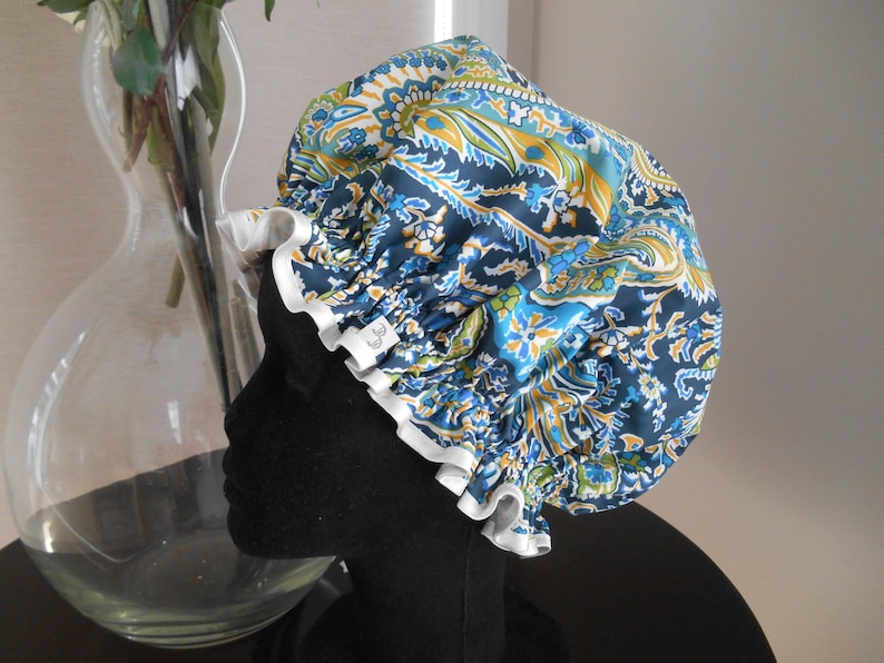 Cuffia da doccia Liberty Fabric con fodera in nylon impermeabile - Ciara, Ianthe, Danjo, Poppy & Daisy, Margaret Annie Felix Raison