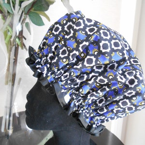 Cuffia da doccia Liberty Fabric con fodera in nylon impermeabile - Ciara, Ianthe, Danjo, Poppy & Daisy, Margaret Annie Ottoman