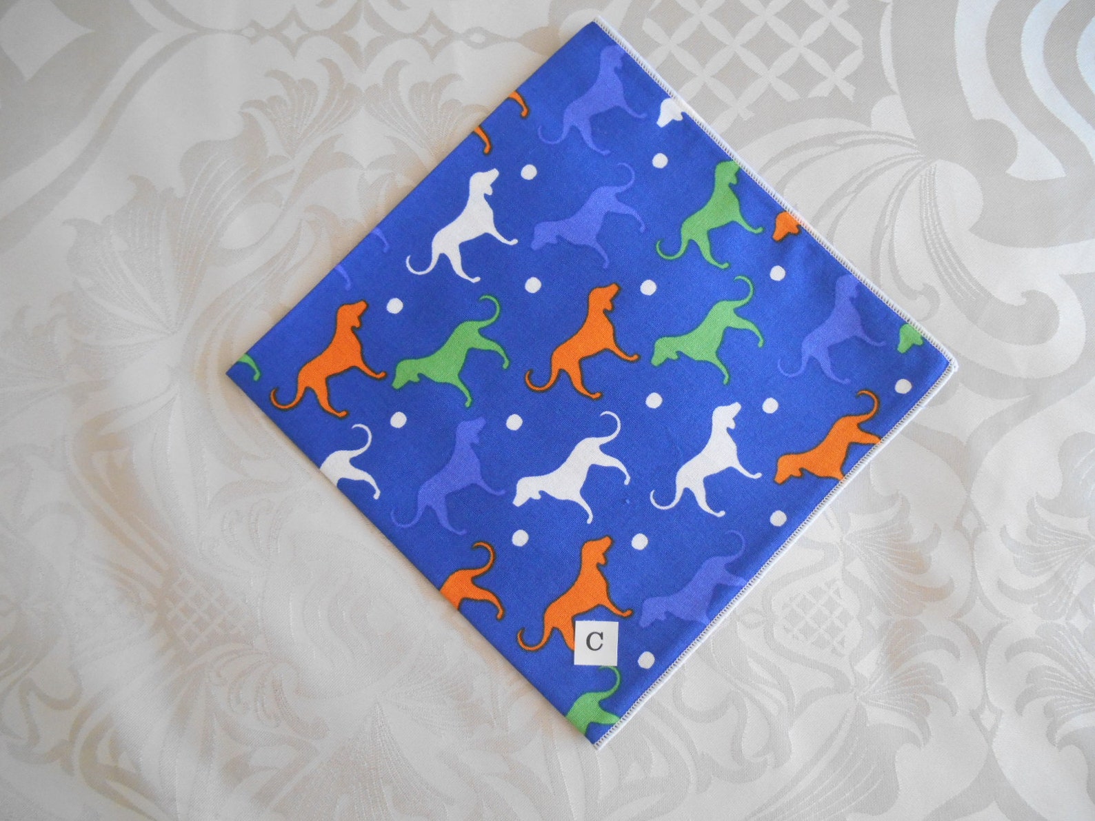 Handkerchief Dogs Scotty Dogs Many Dogs / 100 Cotton / Etsy