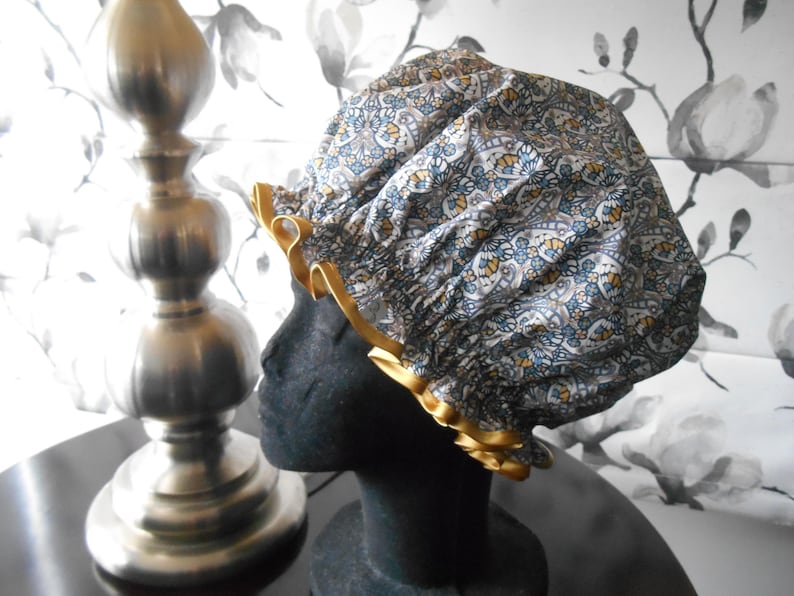 Cuffia da doccia Liberty Fabric con fodera in nylon impermeabile - Ciara, Ianthe, Danjo, Poppy & Daisy, Margaret Annie Morris Butterfly
