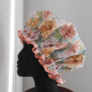 Cuffia da doccia Liberty Fabric con fodera in nylon impermeabile - Ciara, Ianthe, Danjo, Poppy & Daisy, Margaret Annie English Rose