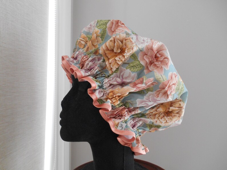 Cuffia da doccia Liberty Fabric con fodera in nylon impermeabile - Ciara, Ianthe, Danjo, Poppy & Daisy, Margaret Annie English Rose