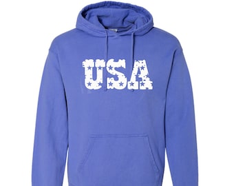 USA Hoodie, Patriotic Hoodie, America Hoodie