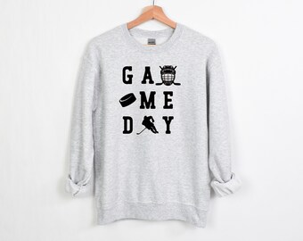 Game Day Hockey Sweatshirt, Hockey Sweatshirt, Hockey Game Day, Hockey Season