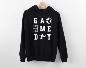 Game Day Soccer Hoodie, Soccer Hoodie, Soccer Game Day, Soccer Season