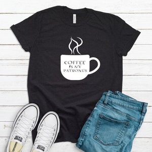 Wizard Shirt, Magic Shirt, Coffee Shirt, Patronus shirt, READY TO SHIP