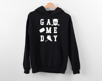 Game Day Hockey Hoodie, Hockey Hoodie, Hockey Game Day, Hockey Season
