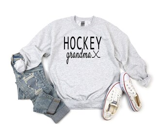 Hockey Grandma Sweatshirt, Game Day Apparel