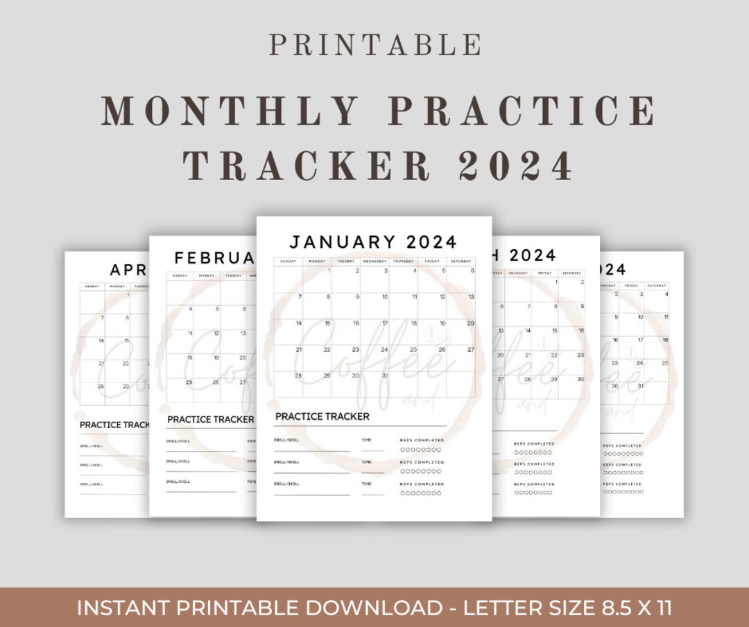 Printable Hockey Schedule, Hockey Practice Calendar, Hockey Practice ...