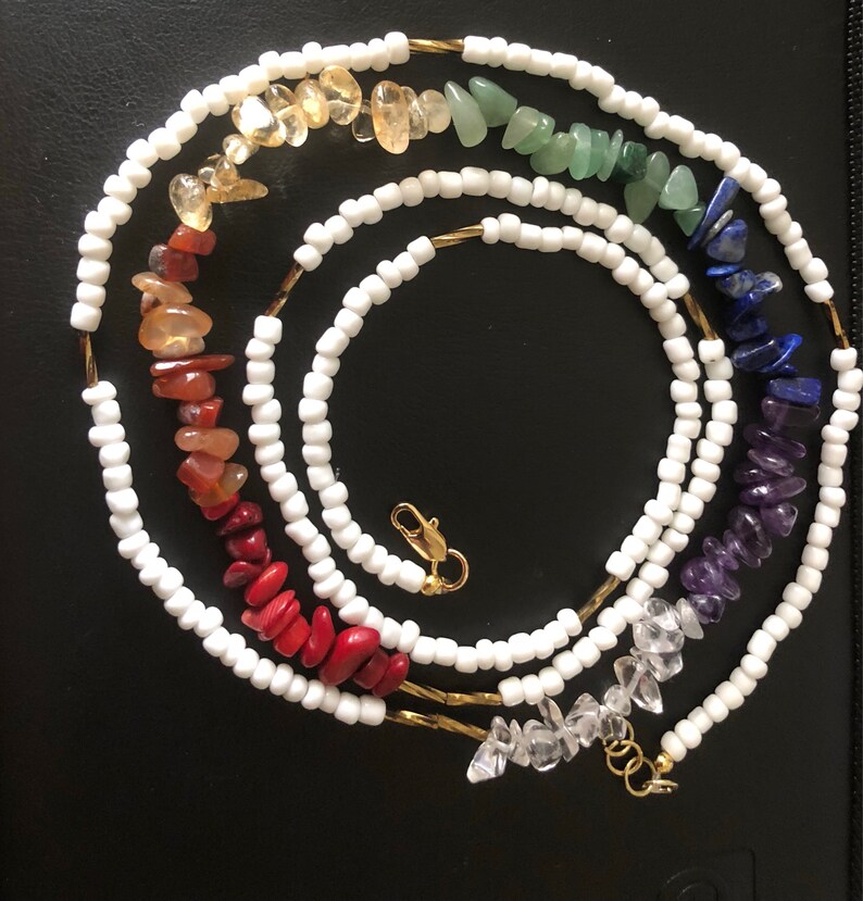 Clasp Chakra Waist Beads African Waist Beads Plus Size Waist Etsy