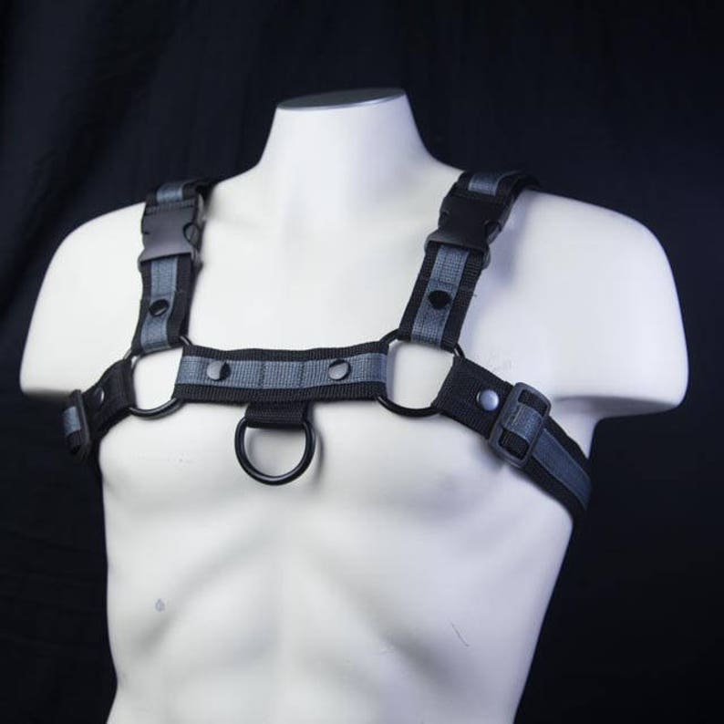 Men's Black & Color Bulldog Harness - Etsy