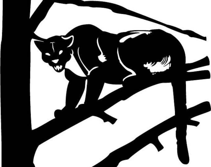 Mountain lion collection cad cut file