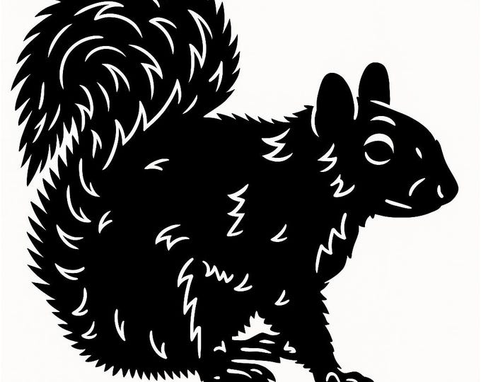 Squirrel cad cut file