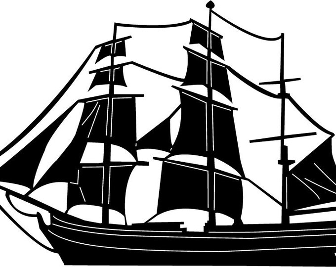 Sailboat collection cad cut file