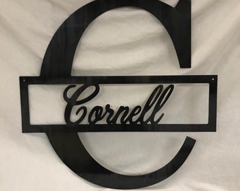 Metal letter C with Name