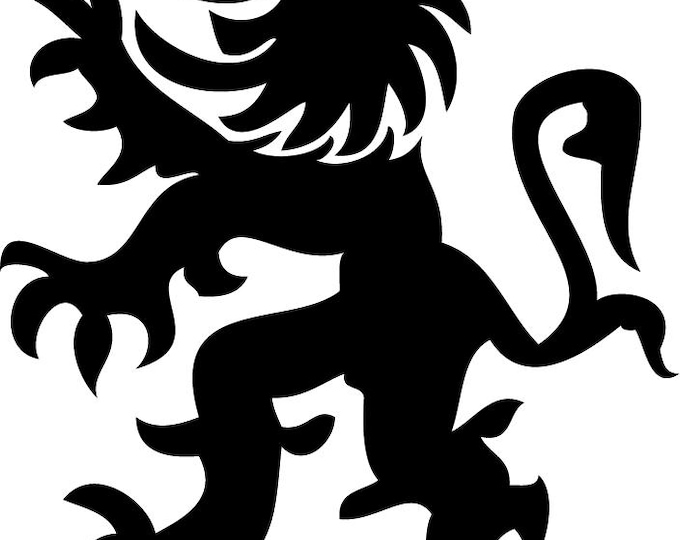 Lion cad cut file