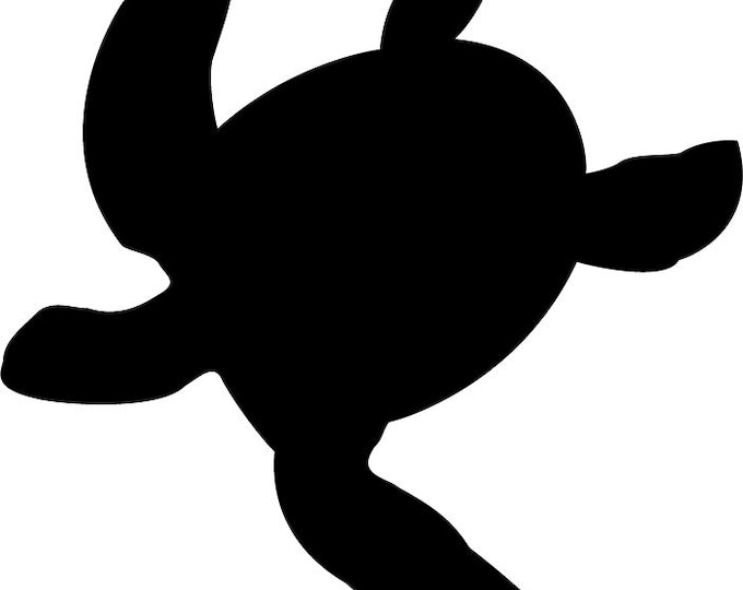 Sea Turtle cad cut file