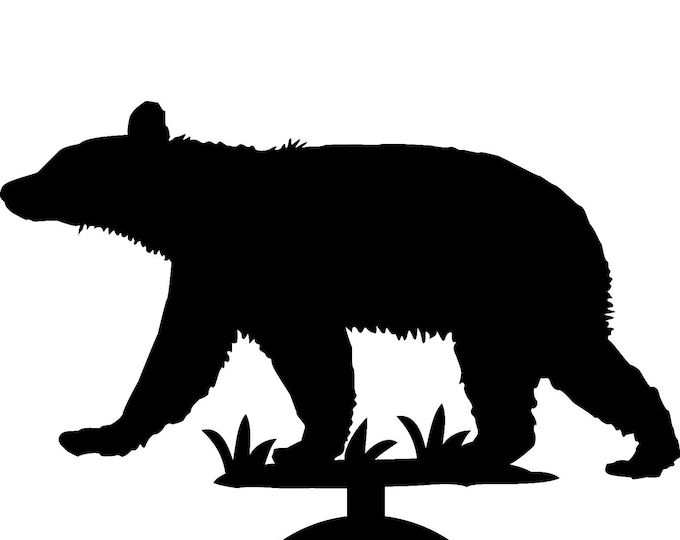 Candle holder with bear cad cut file