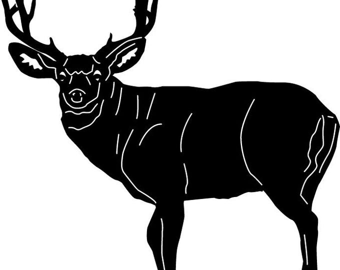 Buck deer collection cad cut file
