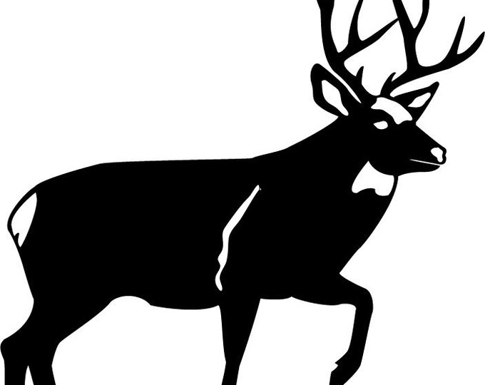 Buck deer collection cad cut file