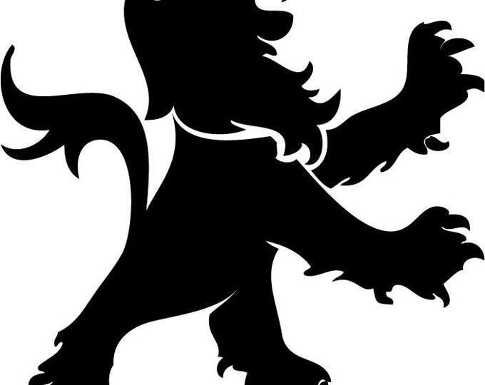 Lion cad cut file