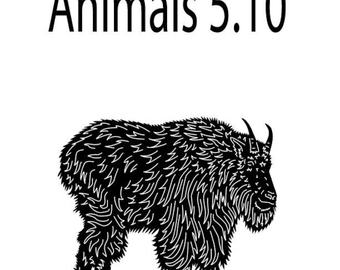 Mountain goat collection cad cut file