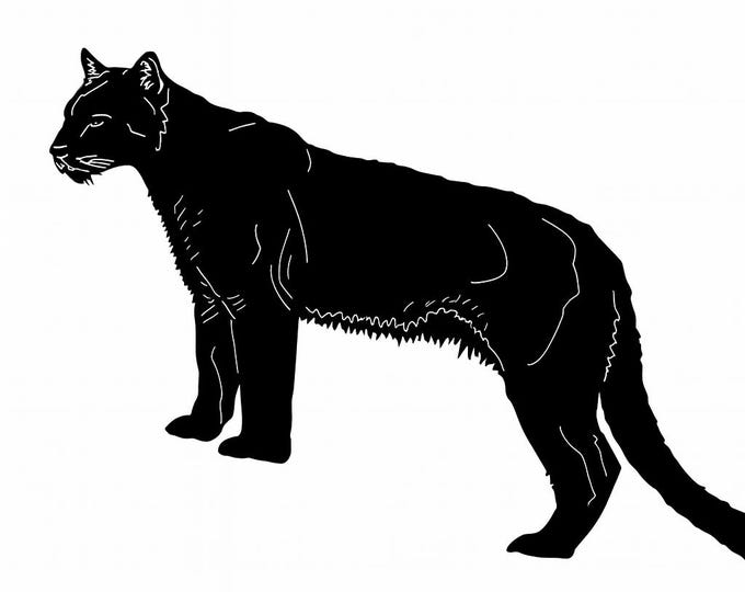 Mountain lion collection cad cut file