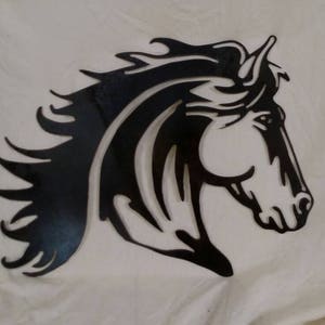 Rustic Steel Horse Head Wall Art Decor