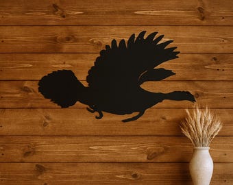 Rustic Metal turkey sign cut from 14 gauge steel