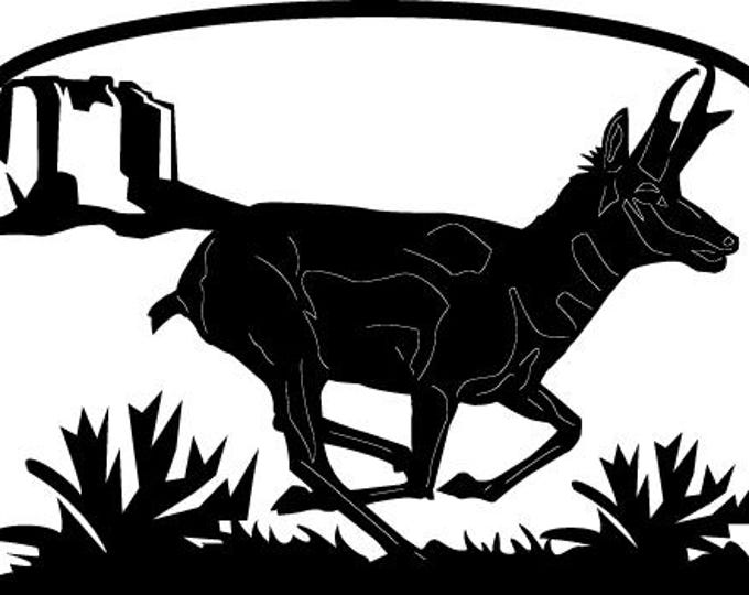 Antelope outdoor scene cad cut files