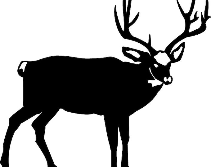 Buck deer collection cad cut file