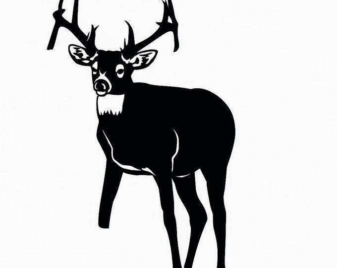 Buck deer collection cad cut file
