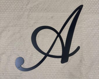 Metal letter A