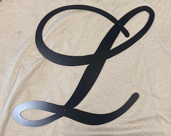 Metal letter L