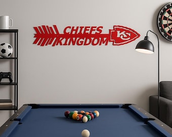 Chiefs Kingdom Arrow - Hand-painted Arrowhead in Bold Red or Classic White