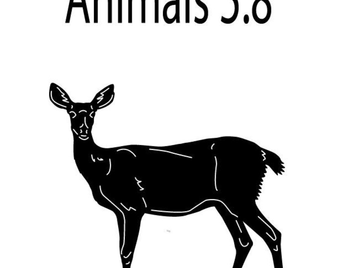Doe Deer collection cad cut file