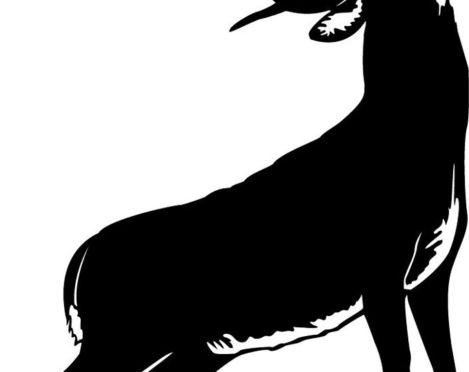 Buck deer collection cad cut file