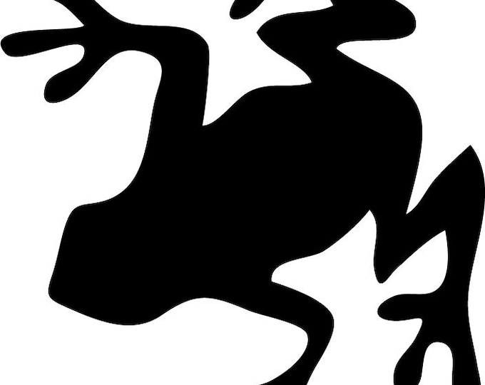 Tree Frog cad cut file