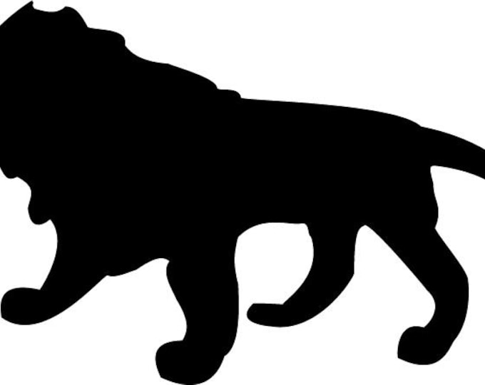 Lion cad cut file