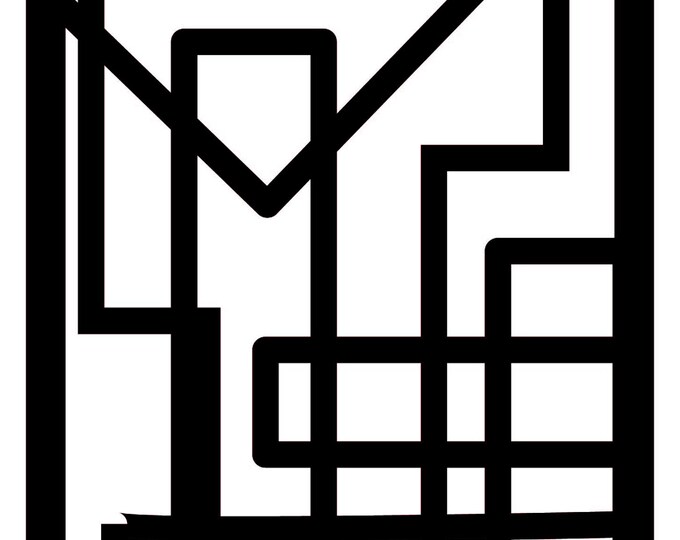 Decorative trellis of railing inserts cad cut files