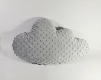 grey cloud pillow
