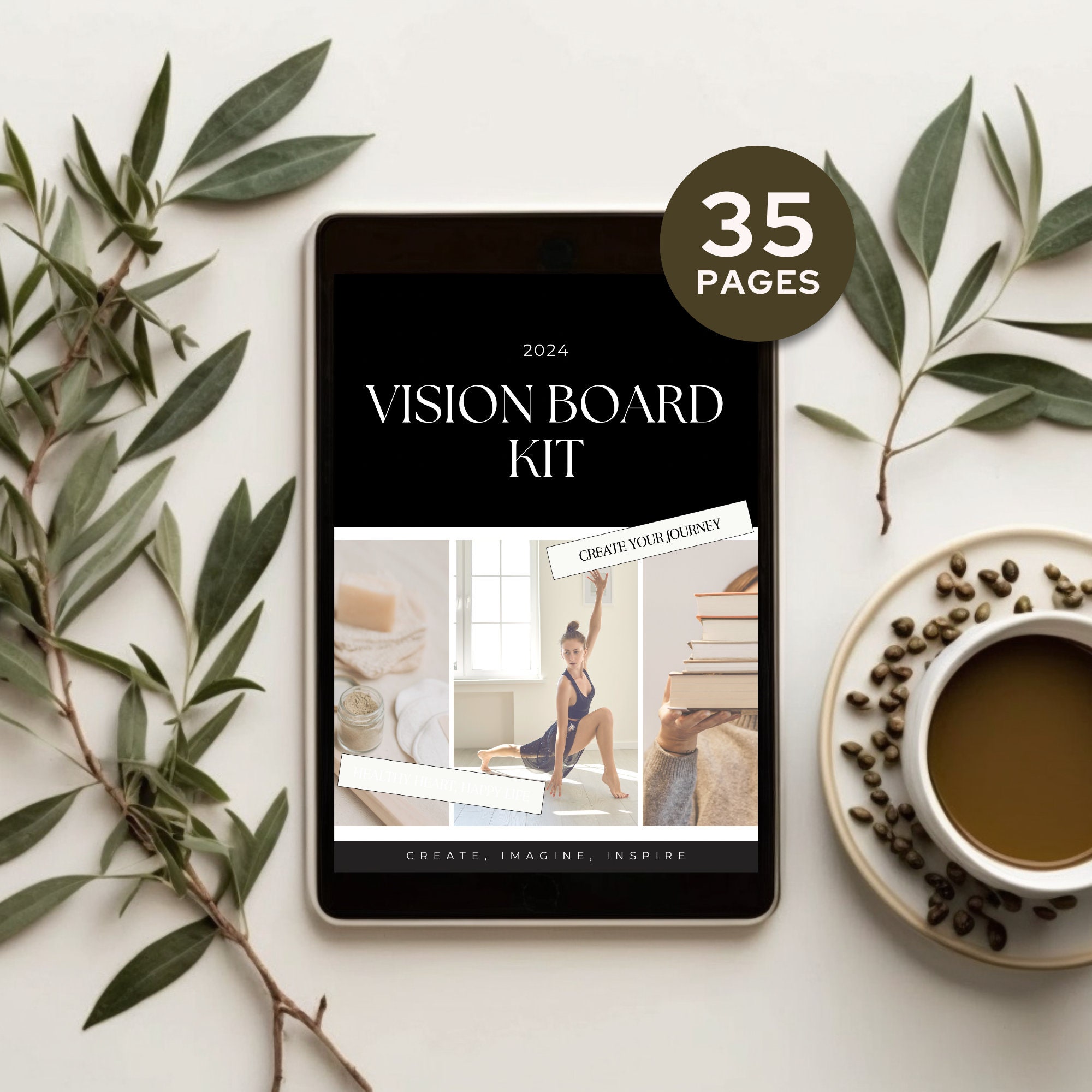 Vision Board Book: Manifesting Your Dream Life, A Clip Art Journey for  Inspired Women, Luxury/Softlife Edition/ Vision Board Supplies, Vi  (Paperback)