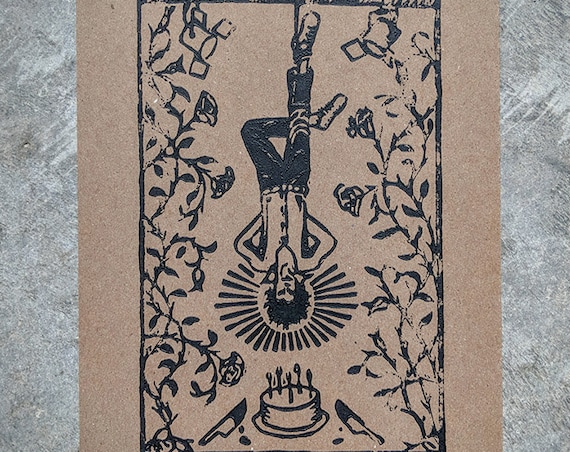 Nick Cave as the Hanged Man print