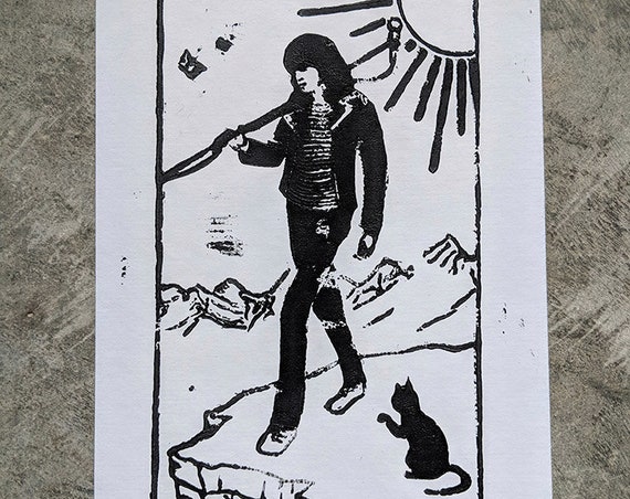Joey Ramone as the Fool print